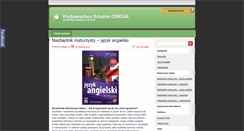 Desktop Screenshot of matura.ws-omega.com.pl